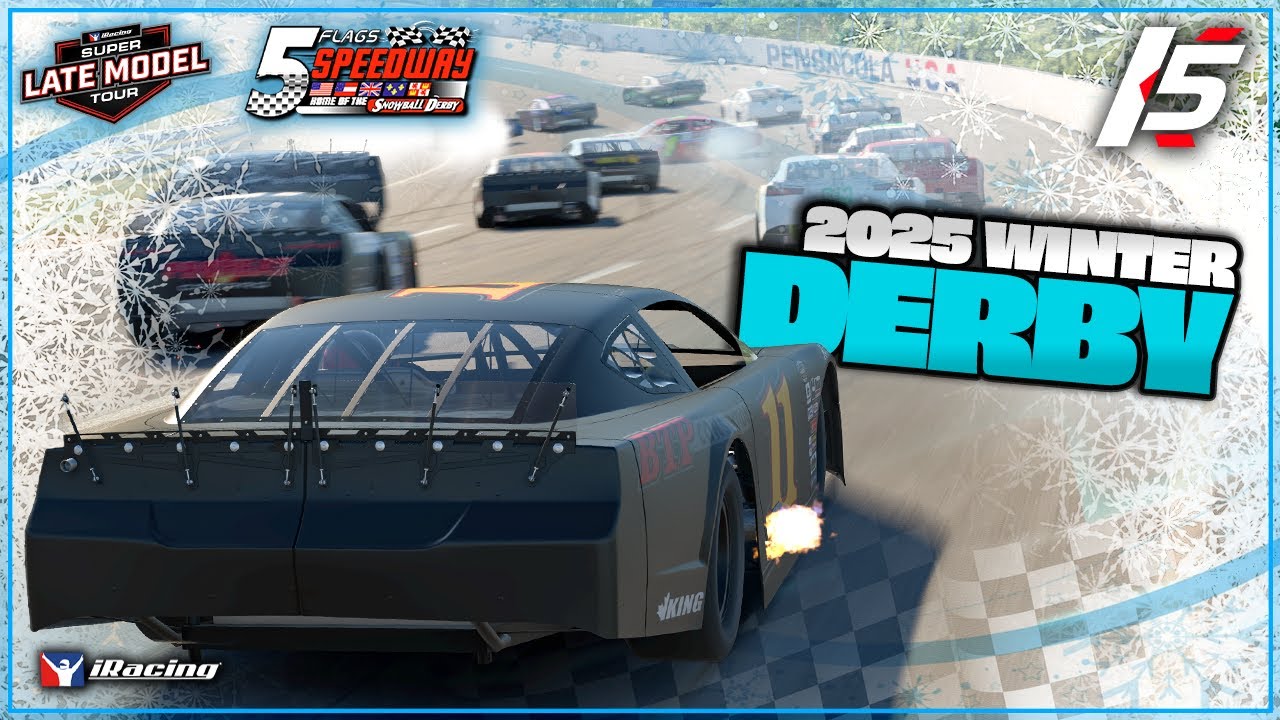Winter Derby Fixed 2025 - iRacing Oval Gameplay