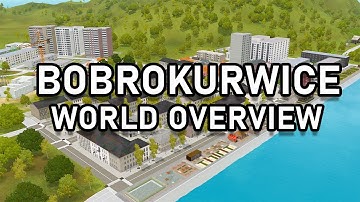 NEW EUROPEAN CITY WORLD! Bobrokurwuce World Overview I The Sims 3