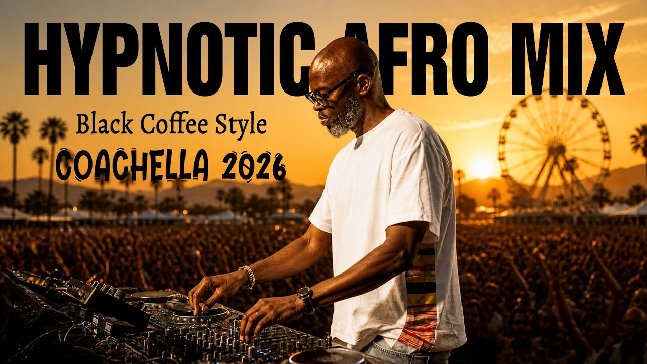 Cover HYPNOTIC AFRO HOUSE MIX 🌴 Black Coffee Style | Coachella 2026