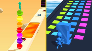 Stack Rider Vs Stack Colors : All Levels Gameplay Android, iOS NEW UPDATE