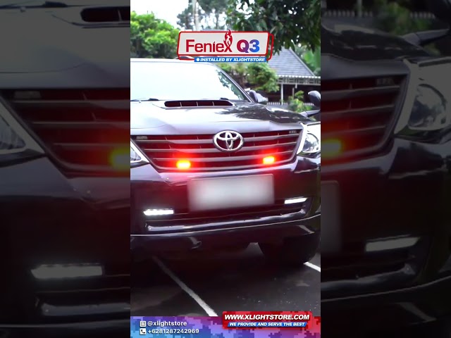 Toyota Fortuner with Feniex class=