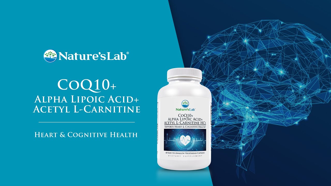 Nature's Lab CoQ10 + Alpha Lipoic Acid + Acetyl L-Carnitine HCl Capsules