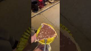 Street crepe in taghazout Morocco 🇲🇦 #yunusvlogs #streetfood #moroccofood #crepe #travelvlog
