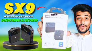 Best Wireless Microphone Low Price For Youtube, Singing & Vlogging | Sx9 Wireless Microphone