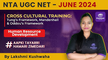 Cross Culture Training | Human Resource Development | NTA UGC NET June 2024 | Paddai Exam Prep