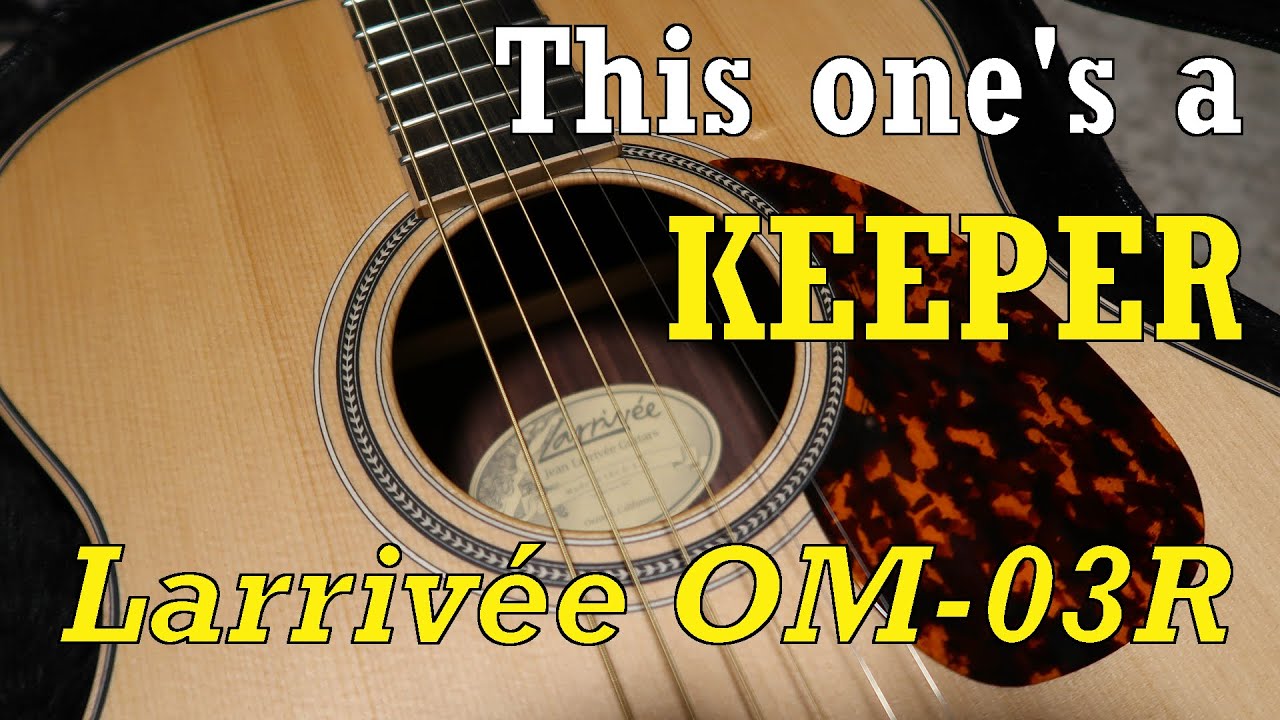 I found my DREAM ACOUSTIC Guitar!! Larrivée OM-03 Rosewood - YouTube