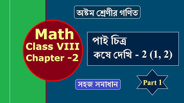 অষ্টম শ্রেণীর গণিত পাই চিত্র, কষে দেখি 2(1,2) |chapter 2 |Kose Dekhi 2, Part 2 |WB Class 8th Math