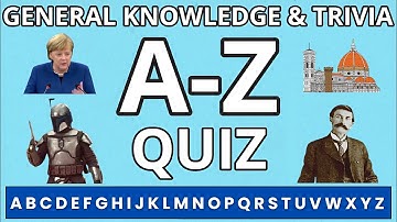 A to Z Quiz 29th Edition 2025 | General Knowledge Trivia Game | Online Pub Quiz Challenge!