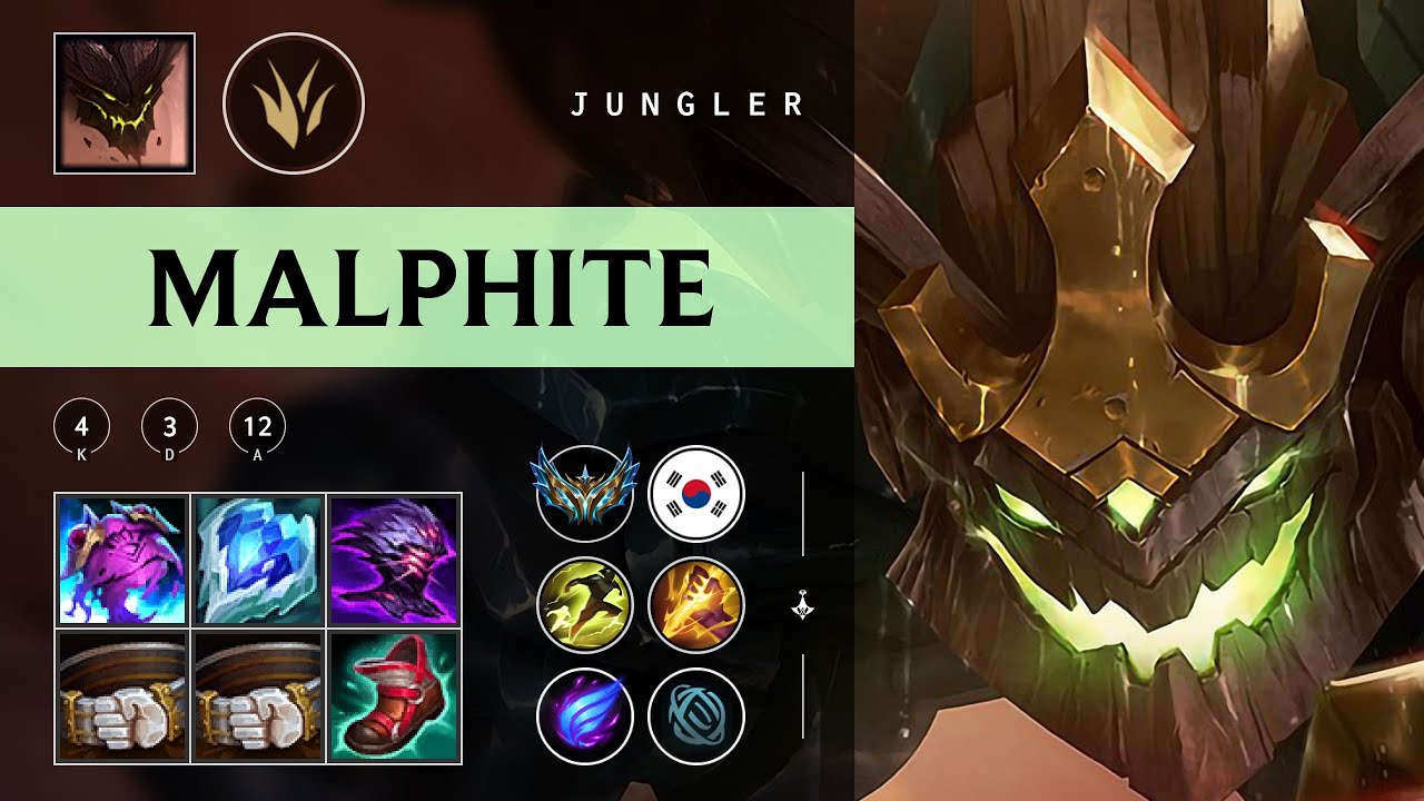 Malphite Jungle vs Sylas - KR Challenger Patch 25.24