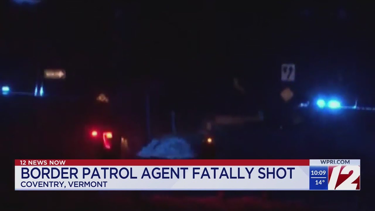 US border patrol agent fatally shot in Vermont - YouTube