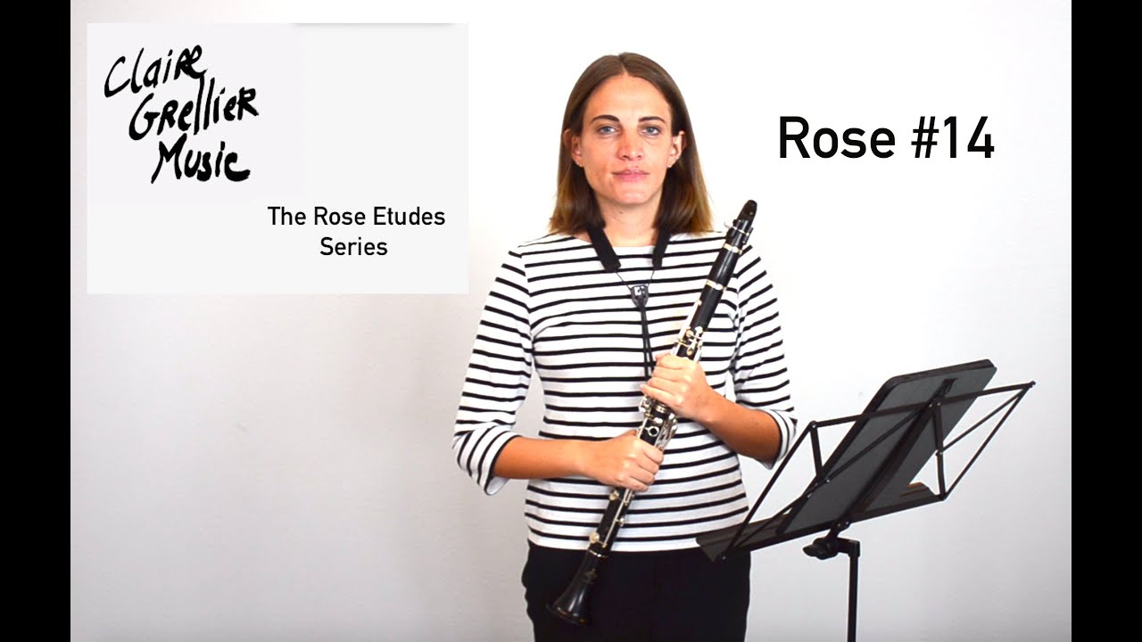 32 Rose Etude No.14 for clarinet - The Rose Etudes Series by