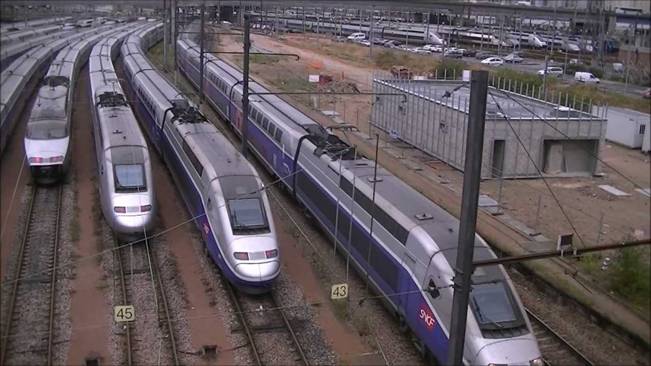 Trains, RER et TGV à CharentonLePont près de la Gare de Lyon ! YouTube