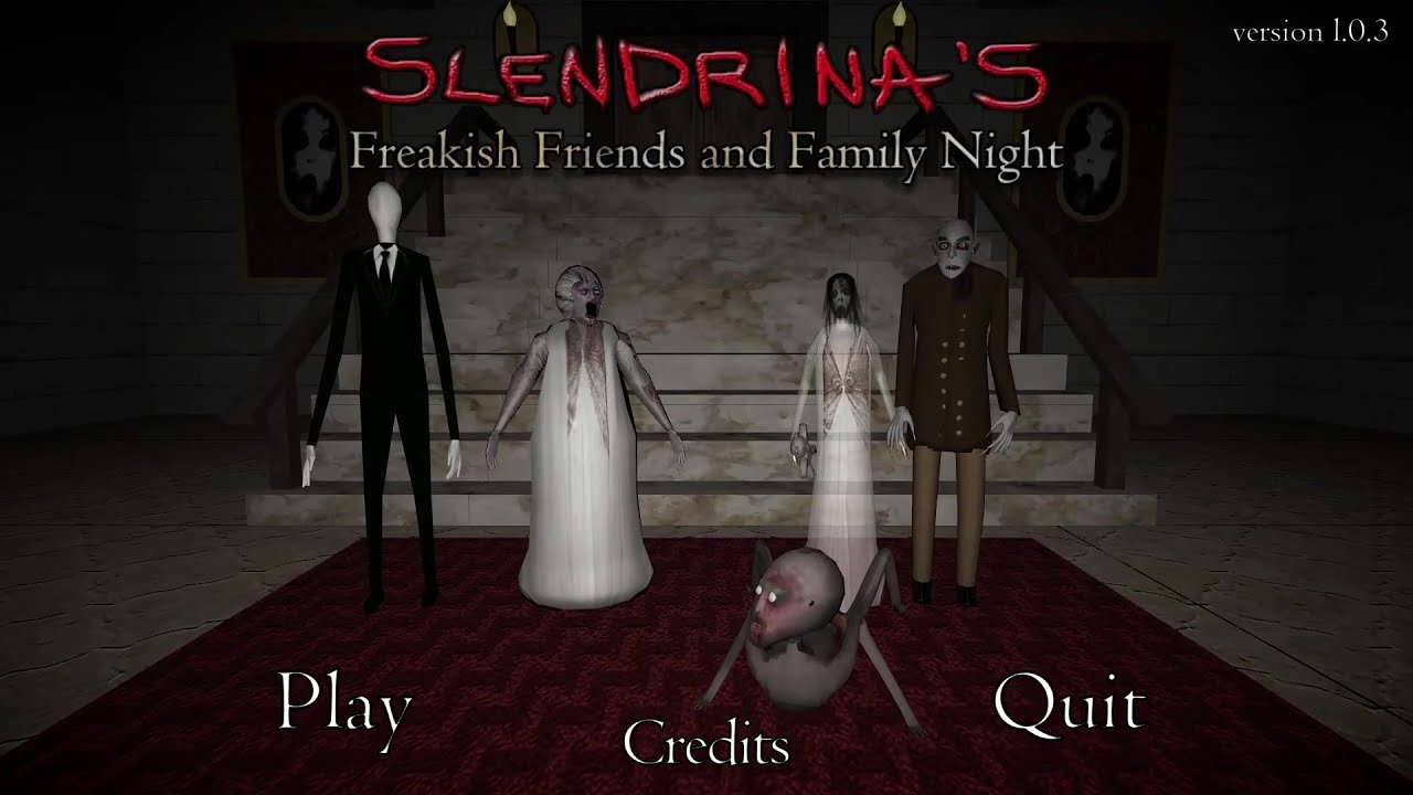 THE END OF GRANNY AND SLENDRINA Freakish Friends and Family Night (Part 7)  