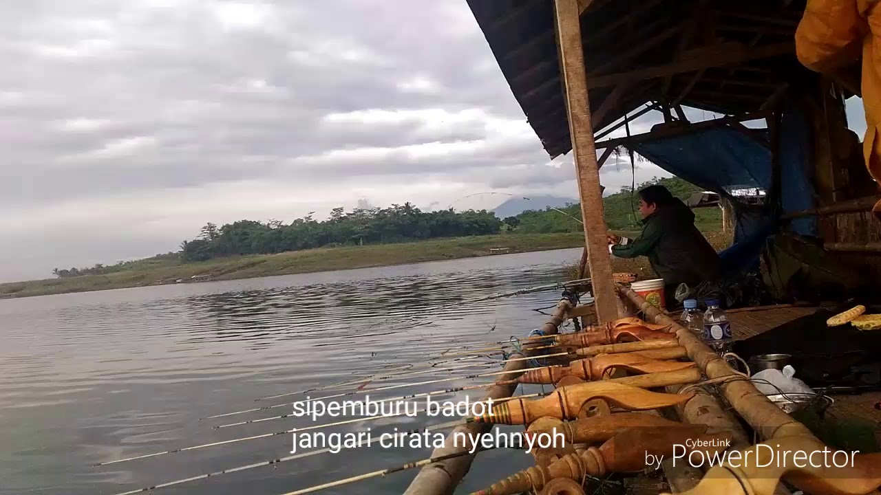 Wisata Air Jangari Cirata Mancing Ikan Badot YouTube