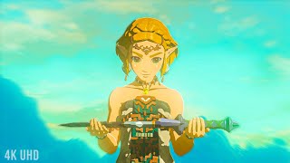 MASTER SWORD Travel Back In Time To ZELDA Tears Of The Kingdom CUTSCENE 4K ULTRA