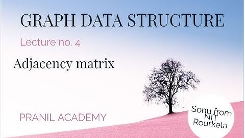 Graph Data Structure | lecture 1.4 | Adjacency matrix  | Graph Representation | C++ | In Hindi