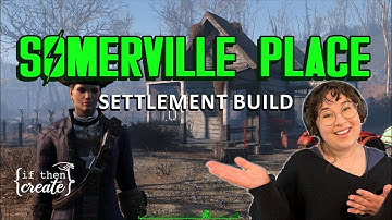 Somerville Place - a cozy and realistic fallout 4 settlement build! (no mods)