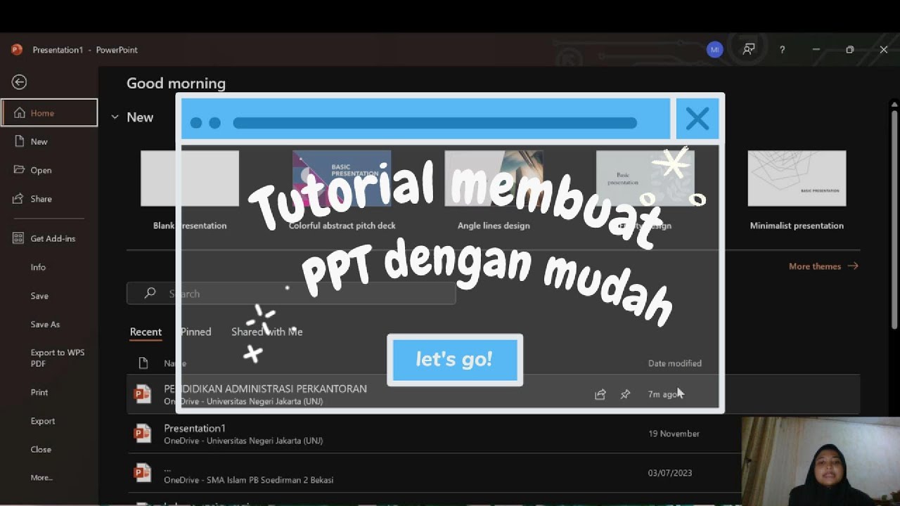 TUTORIAL MEMBUAT PPT - YouTube