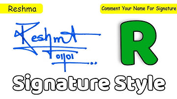Reshma Name Signature | Autograph | Billinioare signature | Signature tips/tricks | Calligraphy