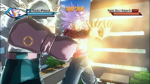 Dragon Ball Xenoverse (PC): SSJ4 Future Trunks Vs. SSJ5 Vegeta Gameplay [MOD]