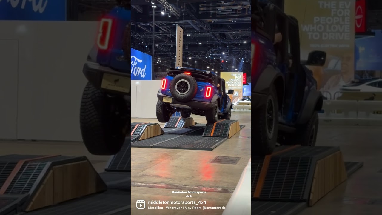 2023 Chicago Auto Show New Ford Bronco Sway Bar Disconnect 