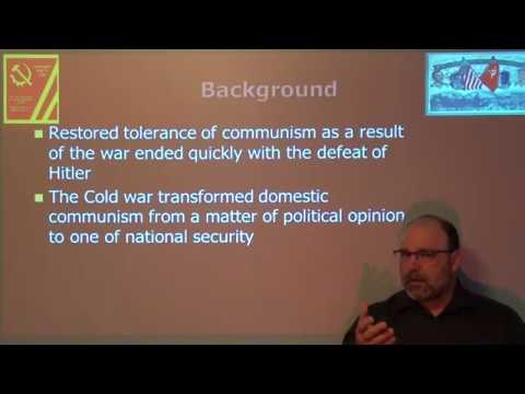 The Age of McCarthyism - Lecture by Eric Tolman