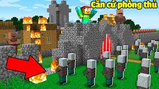 MINI GAME : XÂY DỰNG CĂN CỨ BẢO VỆ DÂN LÀNG ** NÂNG CẤP BÁC DÂN LÀNG TỪ NOOB THÀNH PRO