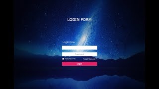 Best Login Form With Custom Controls-Flat Style Login Form  || Esay To Makeing
