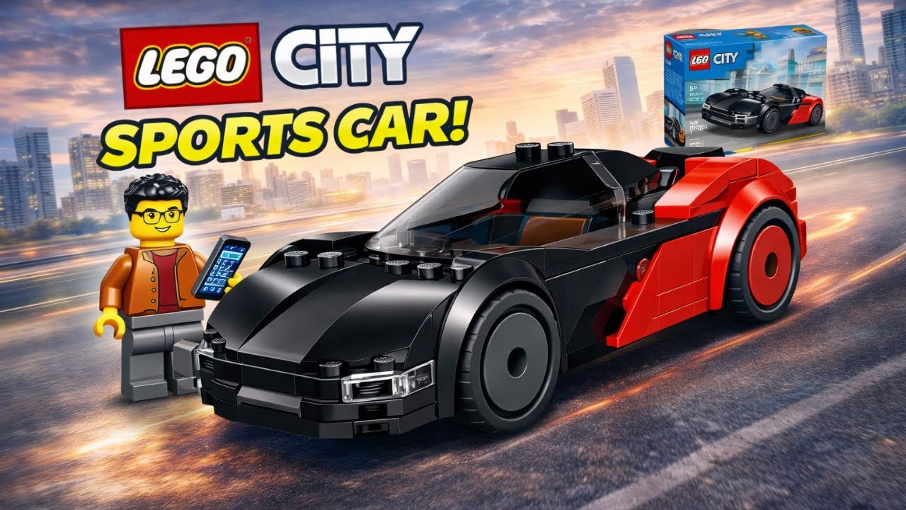 LEGO City EV Supercar 60486 Speed Build New Release 2026