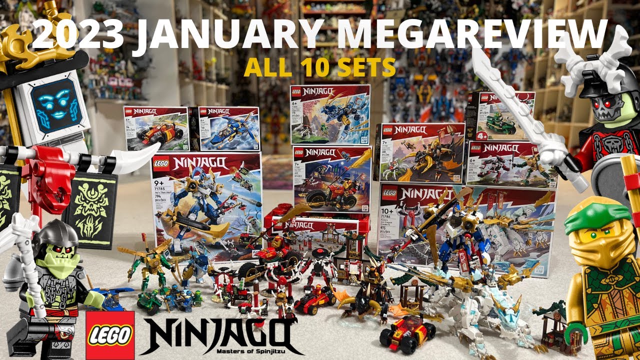 LEGO Ninjago 2023 Core Full Wave Megareview! - YouTube
