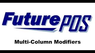 Future POS - Multi-Column Modifiers