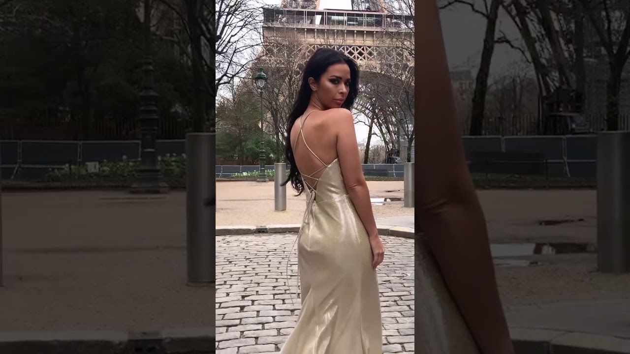 Tina Holly Couture Designer TA821 Gold 