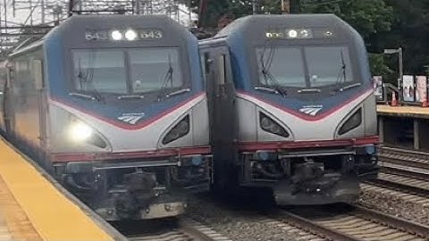 NEC High Speed sessions at Rahway and Princeton Jct. Heritages abound. 8/28-8/29/24