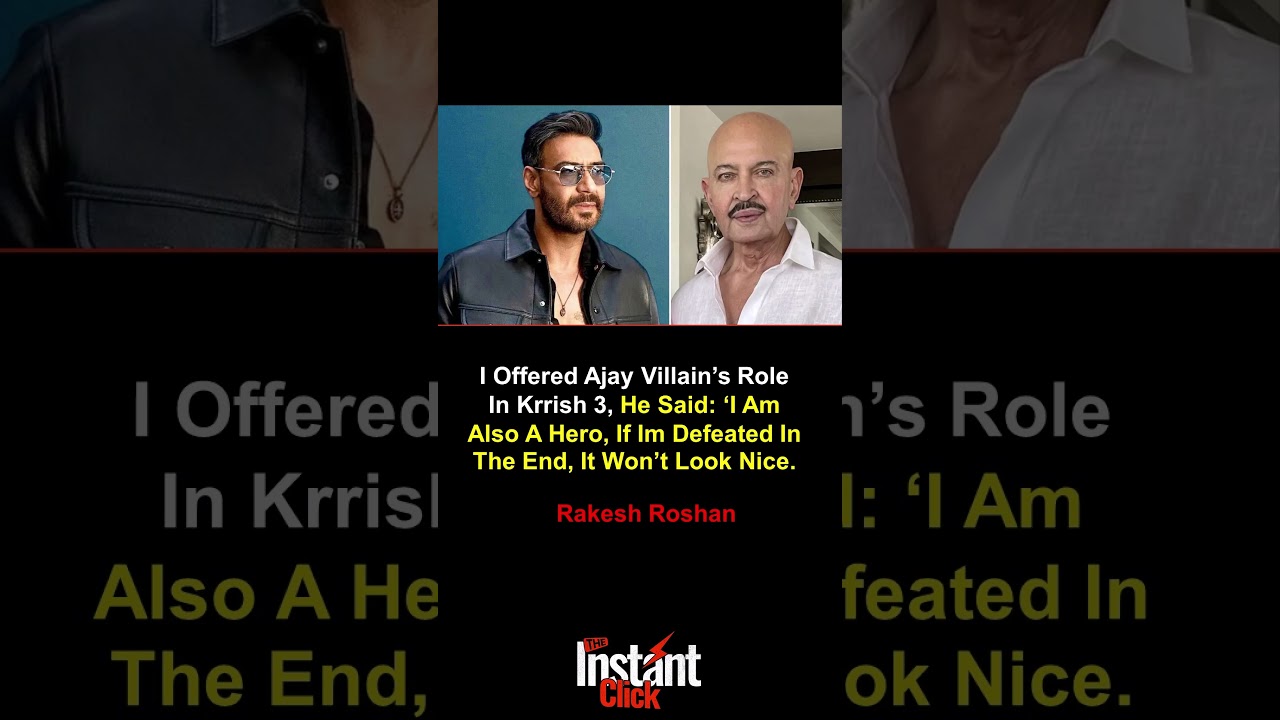 Ajay Devgn Rejected Villain Role in Krrish 3 — Here’s Why! 😮