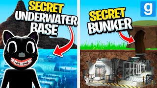 I found Cartoon Cat's SECRET BASE! (Garry's Mod Sandbox) | JustJoeKing