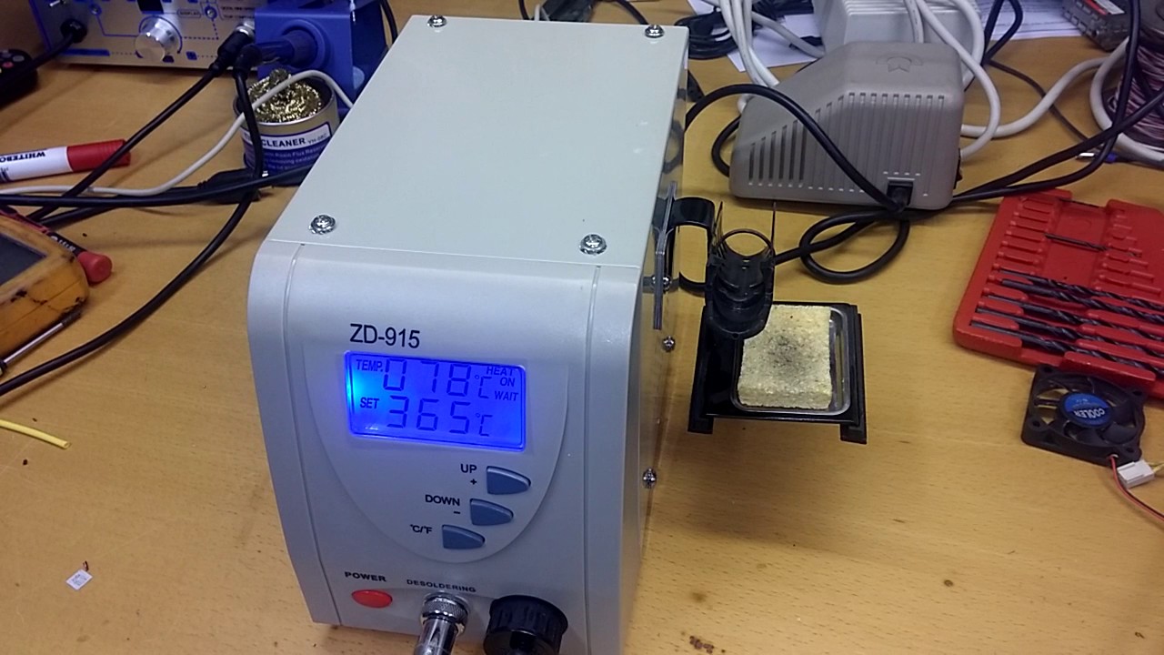 ZD917 SOLDERING/ DESOLDERING STATION 2-IN-1 / DUAL LCD DISPLAY DOSS 89-1712 (ZD-917) main image 1