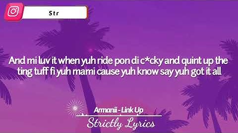 Thumbnail of Armanii - Link Up Lyrics | Strictly Lyrics