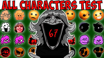 ALL CHARACTERS TEST | FNF Character Test | Gameplay VS Playground