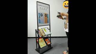 マガジンラック 雑誌ラック 看板 ポスタースタンド パンフレット スタンド ZZJ-002-01