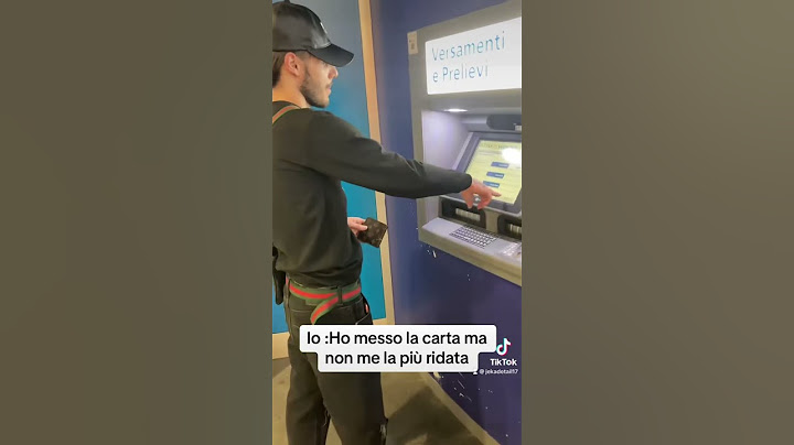 Quando il bancomat ti mangia la carta