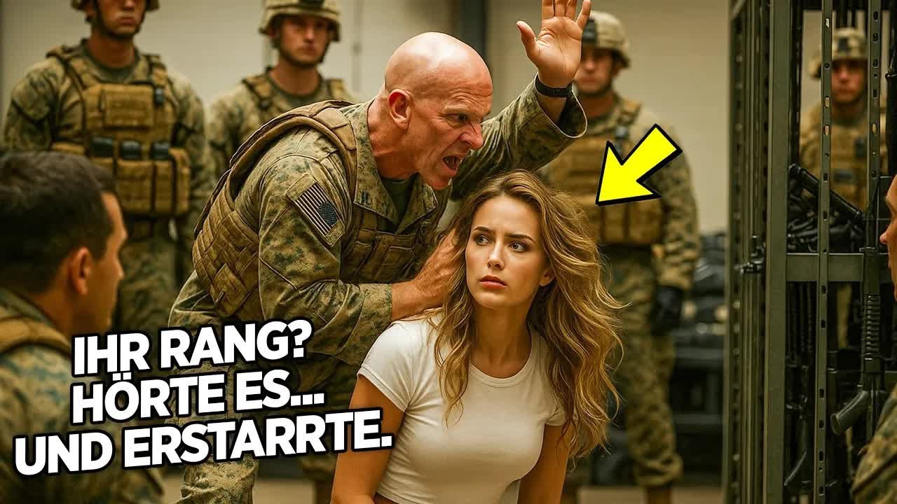 „Wer sollst du denn sein？“, fauchte der Marine dann erstarrte er, als sie ihre Einheitsnummer na