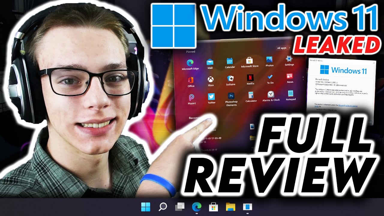 PC Enthusiast's FULL Windows 11 Review (Early/LEAKED Build)