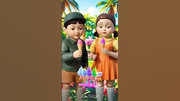 Squid Game AI Korean Ice Cream ASMR #squidgame #squidgame3 #ai #asmr