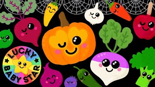 ? Sensory Halloween Party with Dancing Fruits & Vegetables by Lucky Baby Star Fun Fruit Dance Off ?