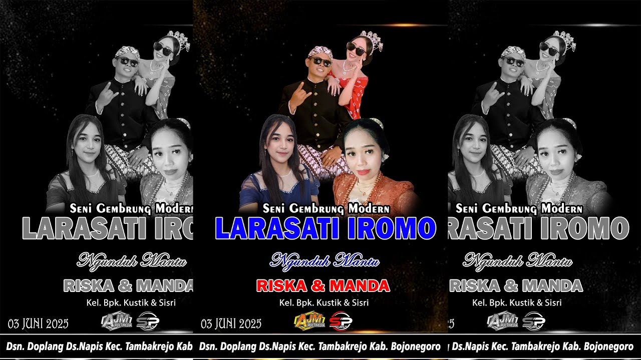 🔴 LIVE SENI GEMBRUNG '' LARASATI IROMO '' PERNIKAHAN MANDA & RISKA // DOPLANG - NAPIS 03 JUNI 2025