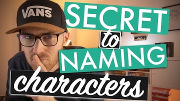 An Easy Method for Naming Your Novel Characters