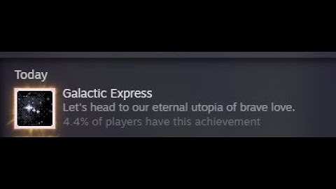 Most Least Get Achievement in NEEDY STREAMER OVERLOAD | Galactic Express Ending