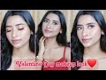 Valentines ❤ Day Makeup Look Soft Dewy Makeup Tutorial #trending #valentinesday #makeuplover #love