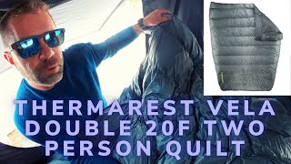 Thermarest Vela Double 20F Two Person Quilt Review  Engearment