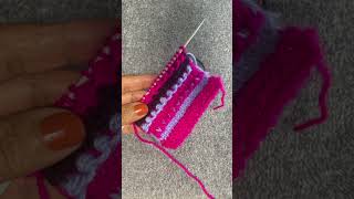 💥 Beautiful mulicolour Sweater knitting 🧶 Design #woolhobby #crochet #knitting #diy #handmade #